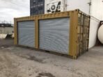 Yellow 20ft Used Container – Dual Side Roll-Up Doors - Image 5