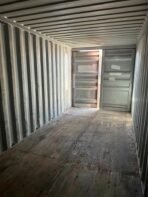 20ft Used Shipping Container – RED with Custom Lock Box - Image 5