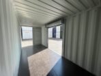 20ft Custom One Trip Shipping Container – Roller Shutter & RAL 7035 Respray - Image 2