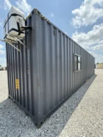 40ft New Slate Gray Shipping Container Office For Commercial Use Spray Foam - Image 11