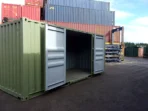20′ USED Storage Container with Side Doors.