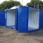 Rare Size 15×8 Ft Secure Container With Lock Box. Extra Double Doors.