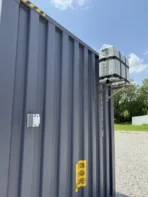 40ft New Slate Gray Shipping Container Office For Commercial Use Spray Foam - Image 3