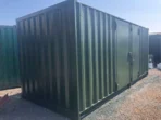 20×8 Container With 8f Side Doors With Extra Door Secure Lock Boxes