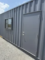 40ft New Slate Gray Shipping Container Office For Commercial Use Spray Foam - Image 7