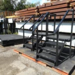 10ft Effluent Tank – 500 Gallon Plus 2 no Container Steps / Stairs / Staircase –