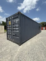 40ft New Slate Gray Shipping Container Office For Commercial Use Spray Foam - Image 6