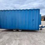 Strorage container for sale, electric lift on wheels, trailed