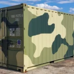 Camouflage New One Trip 20ft Shipping Storage Container Easy Open Door – USA
