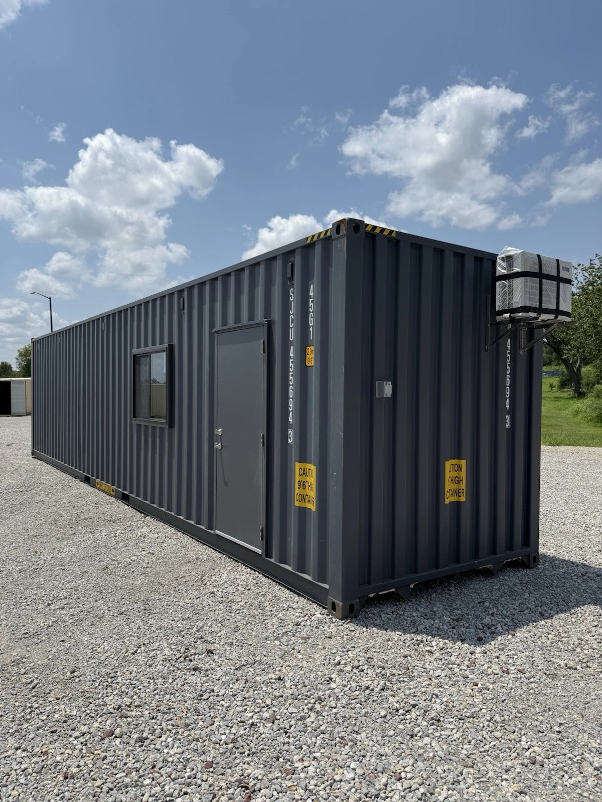 s-l1600-162 40ft New Slate Gray Shipping Container Office For Commercial Use Spray Foam - Image 1