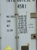 2009 40Ft High Cube Refrigerated Storage Container – CCR18757 - Image 4