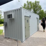 Restroom shipping container Conex Portable bathroom
