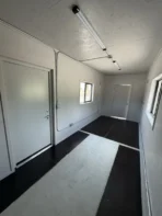 40ft New Slate Gray Shipping Container Office For Commercial Use Spray Foam - Image 9