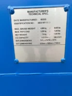 Mini 7′ shipping containers for sale – NEW - Image 4