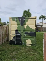 20ft Camouflage Storage Container – Wind & Water Tight – Brand New