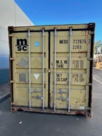 Used 20ft Conex Shipping / Storage Container – Yellow/Gold – Priced to Sell! - Image 4