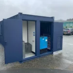 PORTABLE 21FT X 9FT WELLFARE UNIT WITH GENERATOR