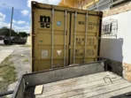 Used 20ft Conex Shipping / Storage Container – Yellow/Gold – Priced to Sell! - Image 3