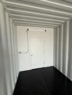 40ft New Slate Gray Shipping Container Office For Commercial Use Spray Foam - Image 2