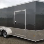 2024 Fast Cargo Charcoal Gray 7×16 Enclosed Cargo Trailer