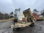 7×14 7TON Telescopic Dump Trailer with alum wheels - Image 4