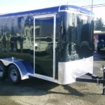 2025 Fast Cargo Black Tandem Axle 6×12 Cargo Trailer For Sale