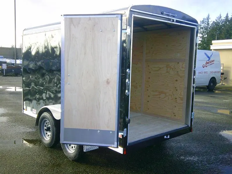 2025 Fast Cargo Black Tandem Axle 6×12 Cargo Trailer For Sale - Image 9