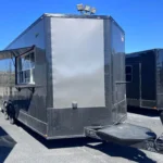 2024 Black 8.5×20 Concession Trailer For Sale
