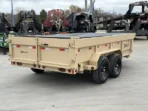 7×14 7TON Telescopic Dump Trailer with alum wheels - Image 5
