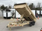 7×14 7TON Telescopic Dump Trailer with alum wheels - Image 6