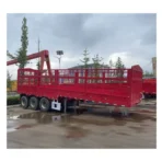 3 Axles Heavy Transport Cargo High Side Truck Trailer - Image 3