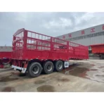 3 Axles Heavy Transport Cargo High Side Truck Trailer - Image 5