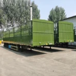 Flatbed Side Wall Truck Trailer – Cargo Fence Semi Trailer for Sale