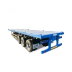 45ft Semi Trailer – 3 Axle Low Flatbed Container Semi Trailer - Image 4