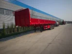 3 Axles 40 Foot Container Tray Cargo Semi Trailer with Side Cover - Image 2