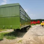 Flatbed Side Wall Truck Trailer – Cargo Fence Semi Trailer for Sale - Image 5